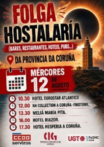 En apoyo a la huelga del 12 A en la Hostelería